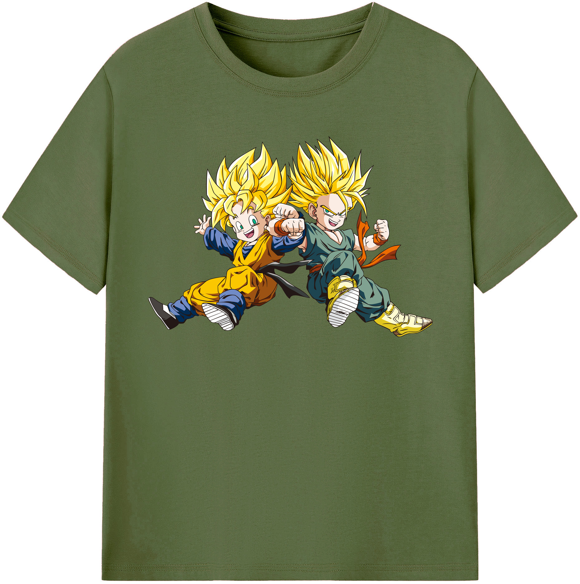 （画像用） ドラゴンボール 孫悟空（そん ごくう）Son Goku カカロット DRAGON BALL Kakarotto 綿100％半袖Tシャツ（フロントプリント）
